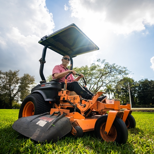 Jrco Eclipse Mower Canopy - Black - Square Rops Mounting Hardware