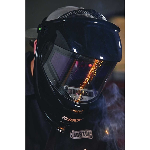 新着 Klutch MonsterView Pano 2700 Auto-DarkWelding Helmet 趣味