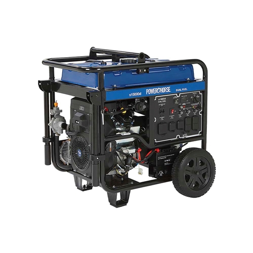 Powerhorse Generator | 15,000 Surge Watt | Dual Fuel | Electric Start
