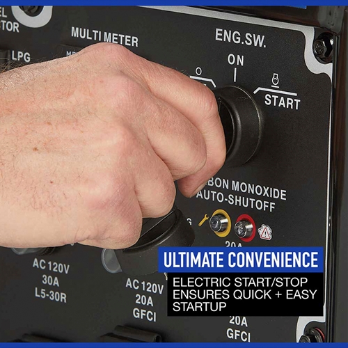 Powerhorse Generator | 17,000 Surge Watt | Dual Fuel
