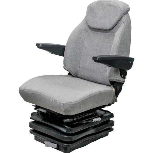 Uni Pro | Seat & Mechanical Suspension Kit | Case IH 71-89 Magnum/9200-9300 | Gray Fabric | 6415