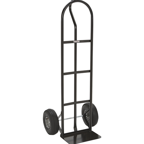 Ironton Steel Pneumatic Hand Truck - 600-Lb Capacity & 16.93"L x 21.65"W x 51.57"H