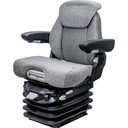 Case IH 5100-5200 Series Maxxum KM 1061 Seat & Air Suspension - Gray Fabric