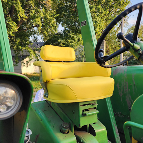 Uni Pro | John Deere 4010 Seat Top | Green Powder Coat Frame