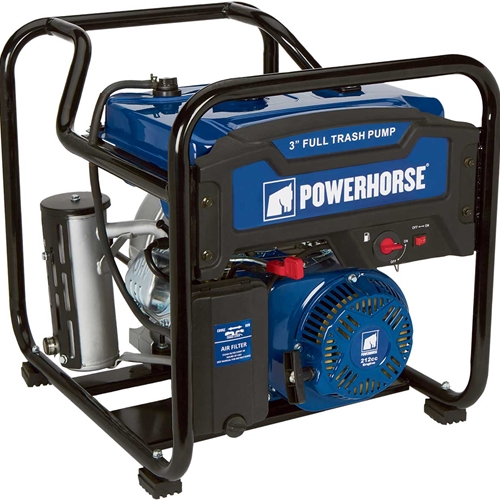 Powerhorse Extended Run Full-Trash Pump - 3in Ports & 11820 GPH