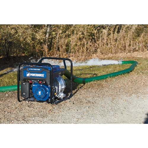Powerhorse Extended Run Full-Trash Pump - 3in Ports & 11820 GPH