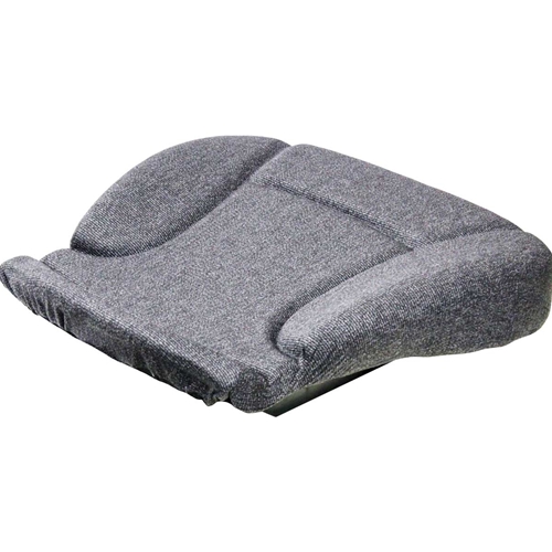 KM 1000/1003 Seat Cushion - New Style | Gray Fabric Tractor Seat