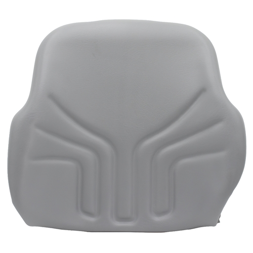 Tractorseats.com - Grammer Back Cushion | Dove Gray Vinyl | Fits