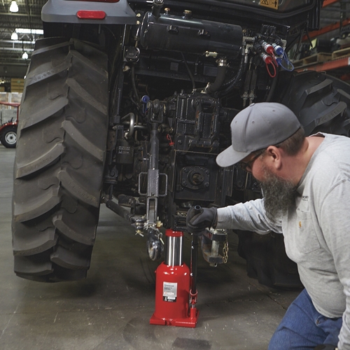 Y Strongway 50-Ton Hydraulic Bottle Jack w/Welded Base