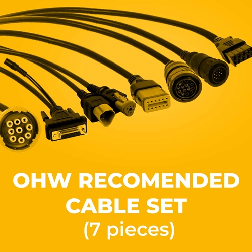 Jaltest OHW Construction Vehicle Cable Kit for Diagnostics Scanner