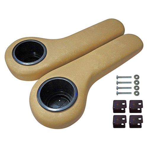 Red Hawk | RHOX Arm Rest with Cup Holder Set