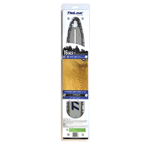 TriLink | 16 In. Bar and Chain Combo | 56 DL | 3/8 In. LP | .050 In. | Semi-Chisel Reduced Kickback