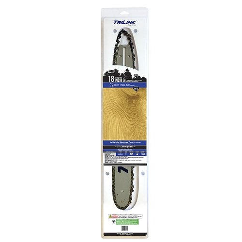 TriLink | 18 In. Bar and Chain Combo | 72 DL | .325 In. | .050 In. | Semi-Chisel Reduced Kickback