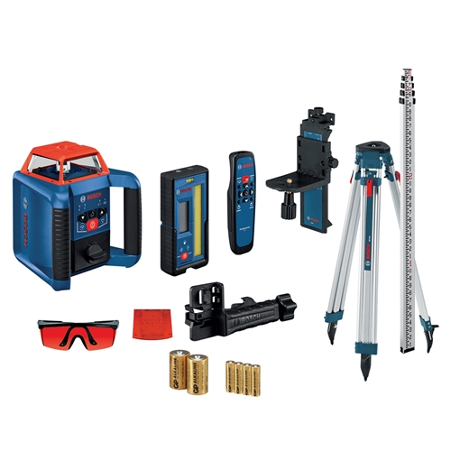 Bosch | MT Leveling Exterior | GRL2000-40HVK | Self-Leveling Rotary Laser Kit