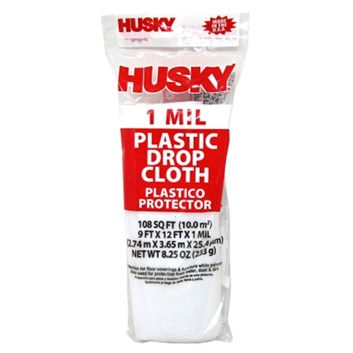 Poly Drop Cloth | 9 Ft. x 12 Ft. | 1 mil. | GWG311916