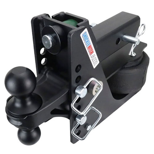 Shocker | 14K Max Air Drop Hitch | Fits 2-1/2 In. Hitch | 2 In. & 2-5/16 In. Ball | Black