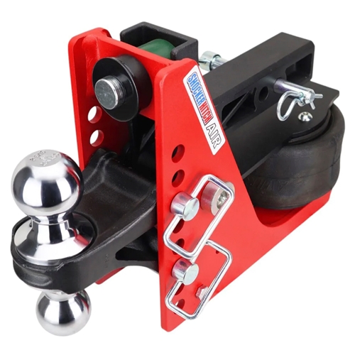 Shocker | 14K Air Drop Hitch | Fits 2 In. Hitch | 2 In. & 2-5/16 In. Ball | Chrome