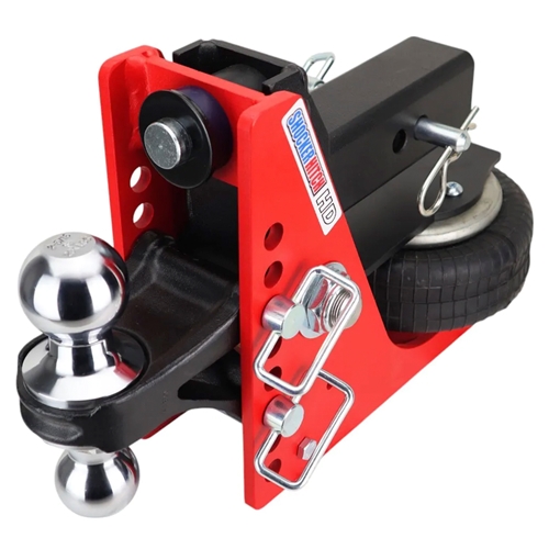 Shocker | 20K HD Air Drop Hitch | Fits 2-1/2 In. Hitch, Chrome Combo 2 In. & 2-5/16 In. Ball