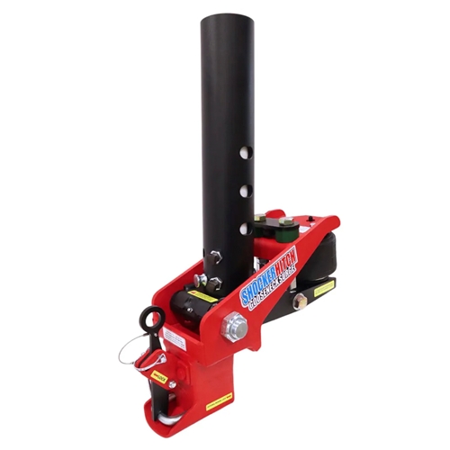 Shocker | Gooseneck Air Hitch & Shift Lock Coupler for 2-5/16 In. Ball | Round Multi-Fit Stem