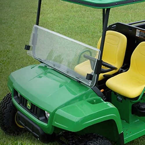 Folding Front Windshield | John Deere Gator | 3/16-In. High Impact Acrylic