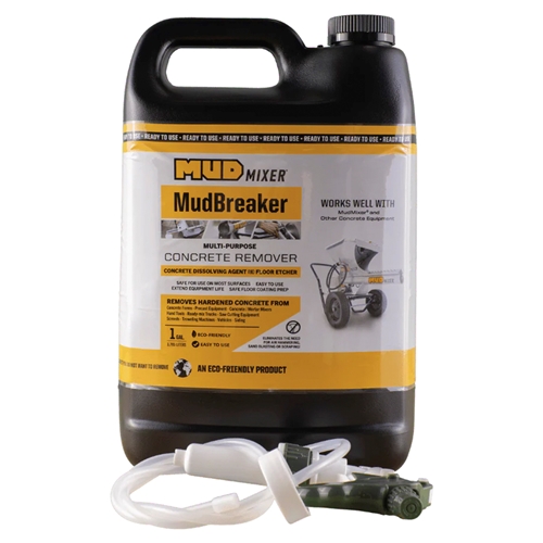 MudMixer | MudBreaker Concrete Remover and Dissolver | 1 Gallon | MMBR-1281