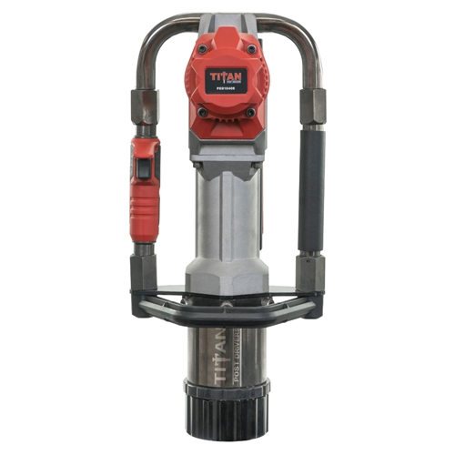 Titan Post Driver | Residential | 2.5 In. Diameter | Electric 40V DC w/ 2 4AH Batteries